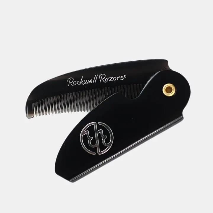 Folding Moustache and Beard Comb