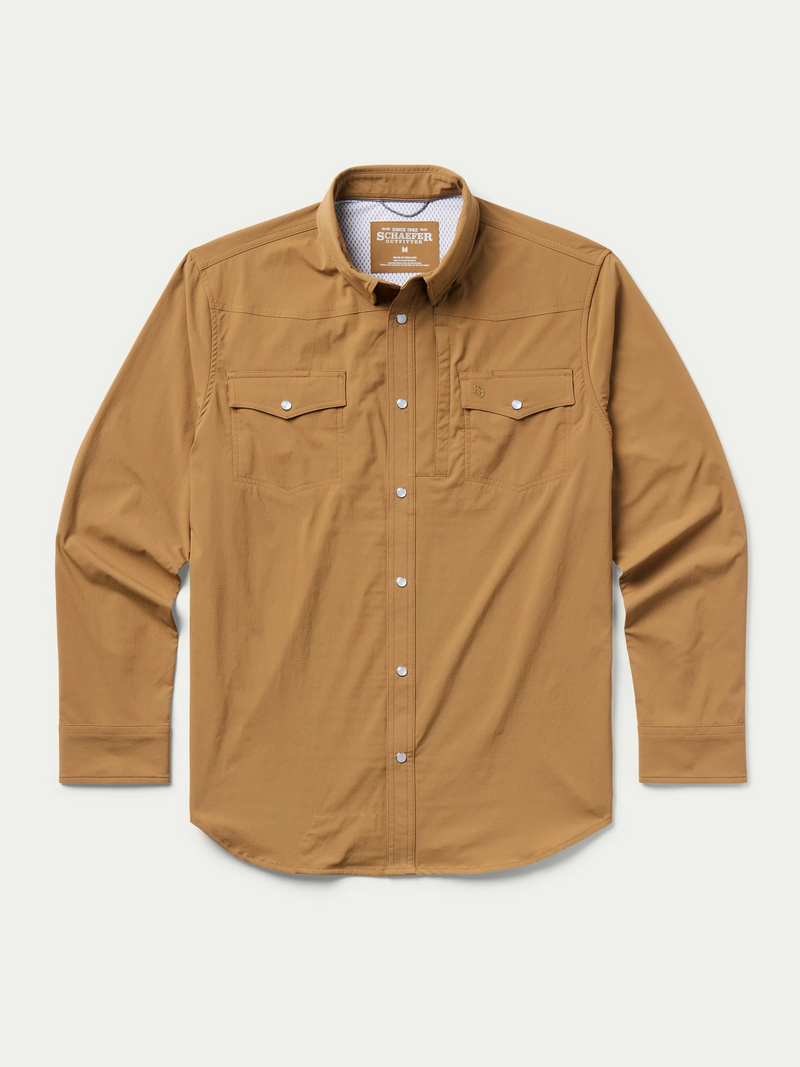 Pecan RangeTek Western Snap Shirt