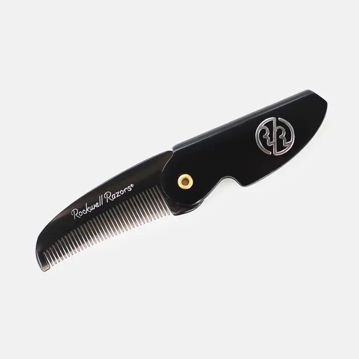 Folding Moustache and Beard Comb