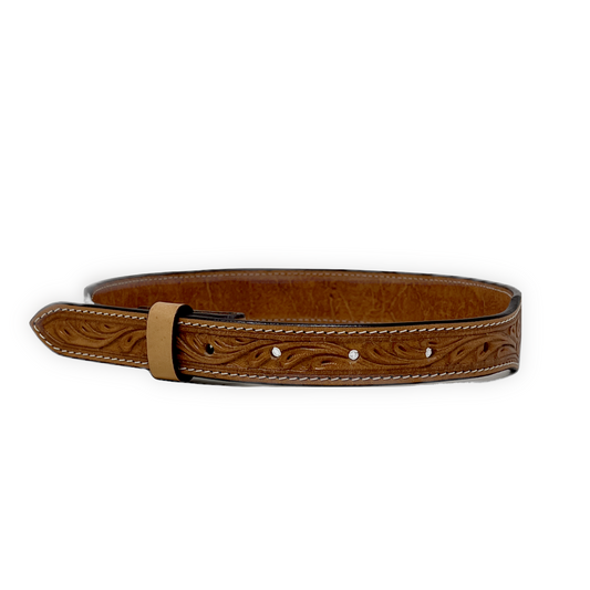 Basket Floral Tapered Belt