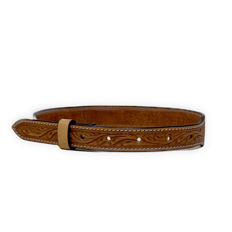 Basket Floral Tapered Belt