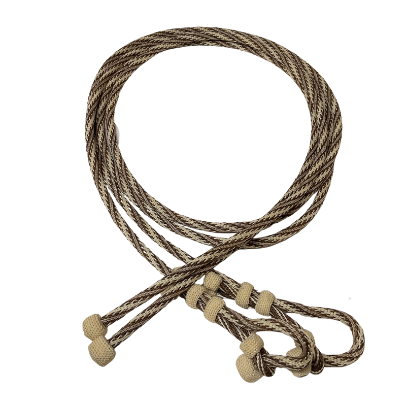 Hitched Horsehair Headstall w/Split Reins