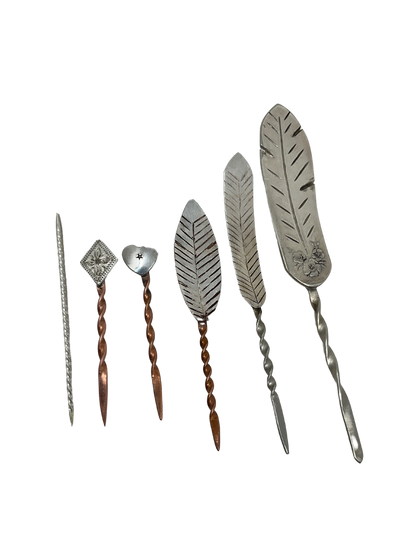 Sterling Silver w/Copper Toothpick/Hat Pin