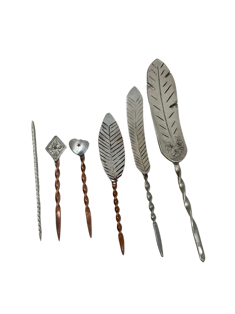 Sterling Silver w/Copper Toothpick/Hat Pin