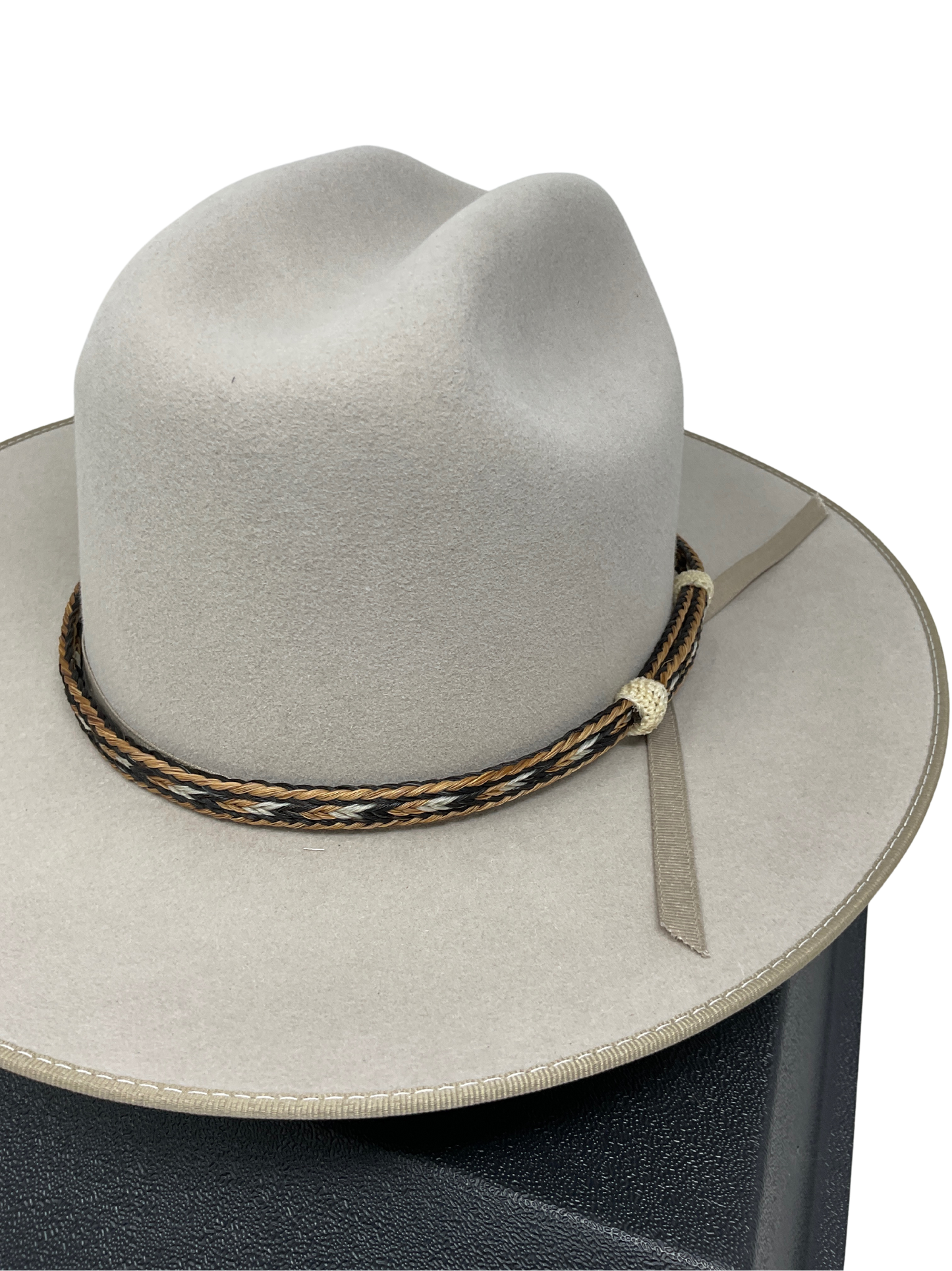 3 Strand Horsehair Hat Band with Knots