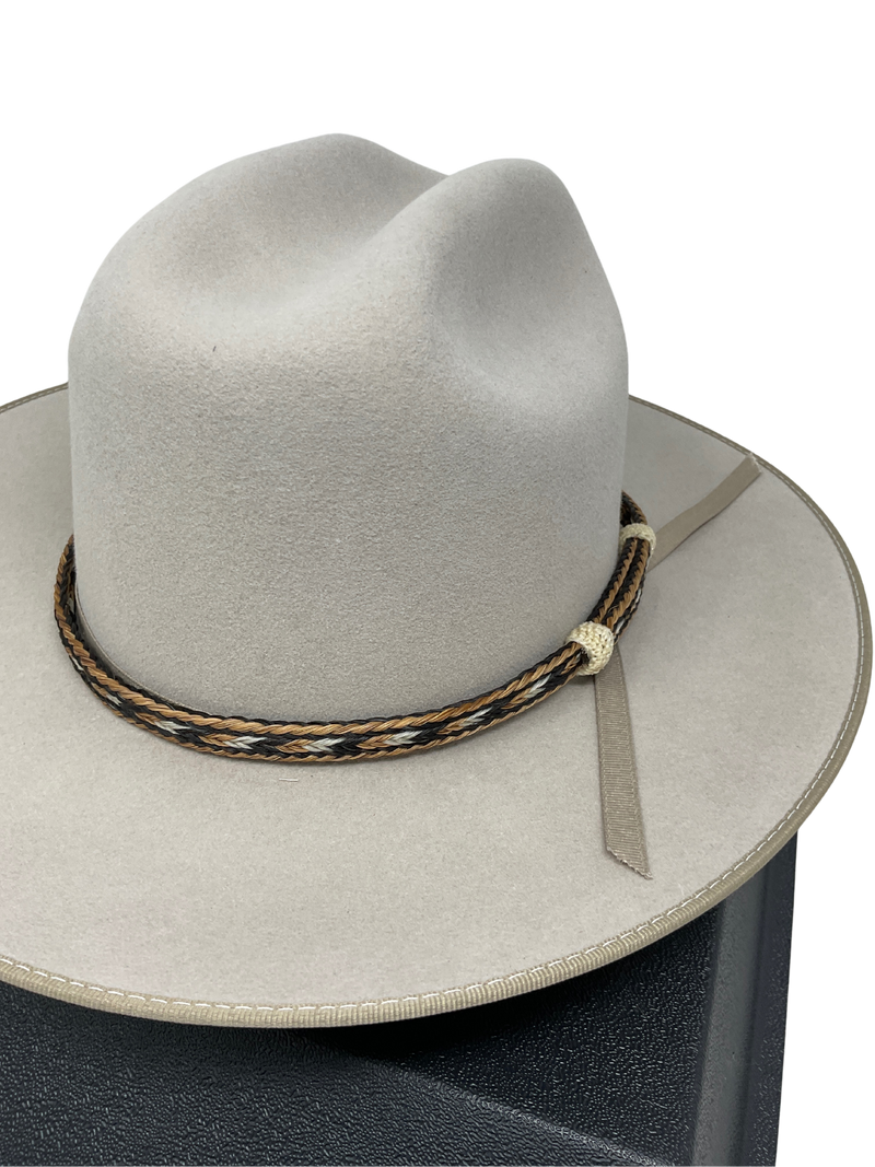 3 Strand Horsehair Hat Band with Knots