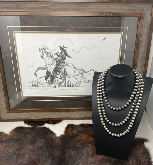 10mm Navajo Pearl Necklace