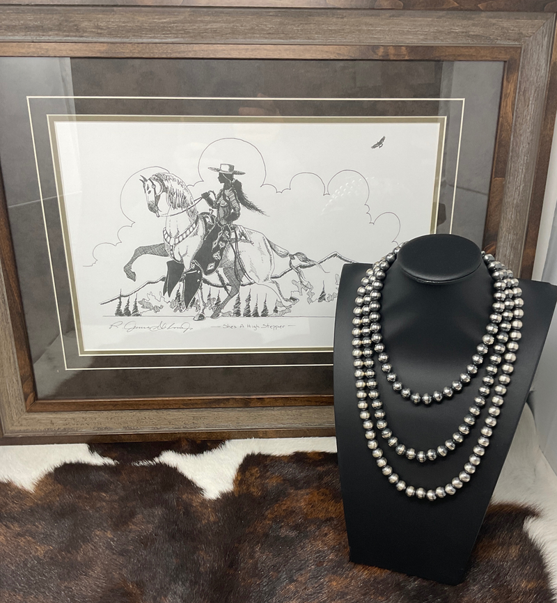 10mm Navajo Pearl Necklace