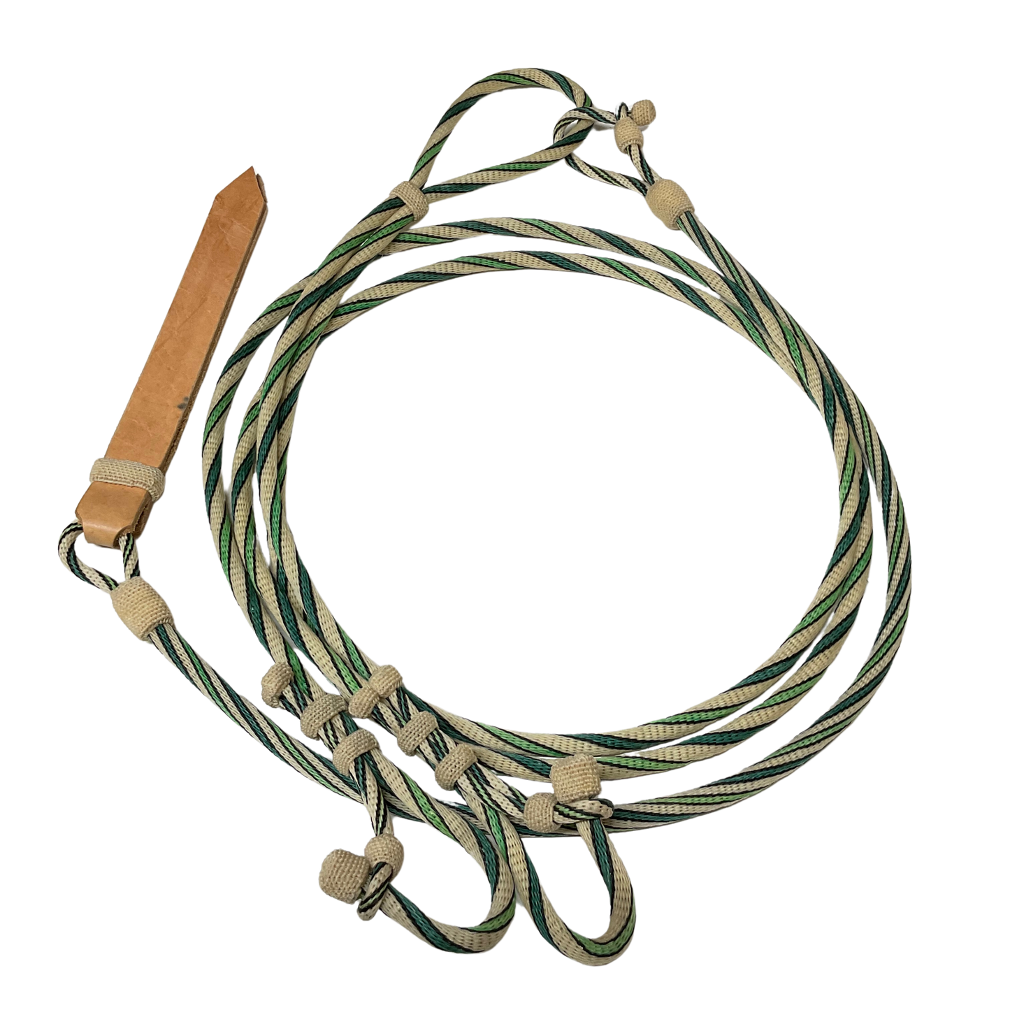 Hitched Horsehair Headstall w/Rein & Romal