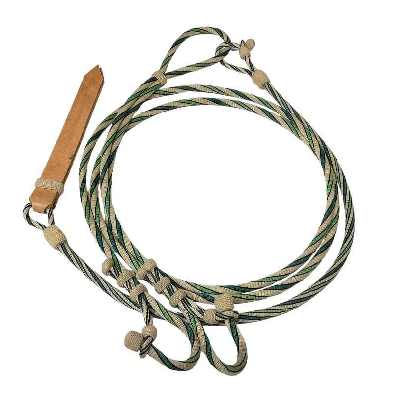 Hitched Horsehair Headstall w/Rein & Romal