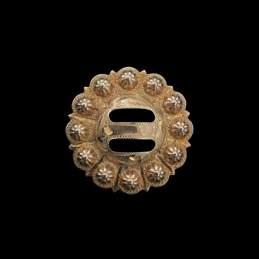 Yuma Berry Slotted Concho- Brass