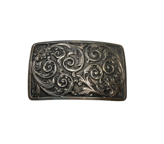 Silver King Sterling Belt Buckle