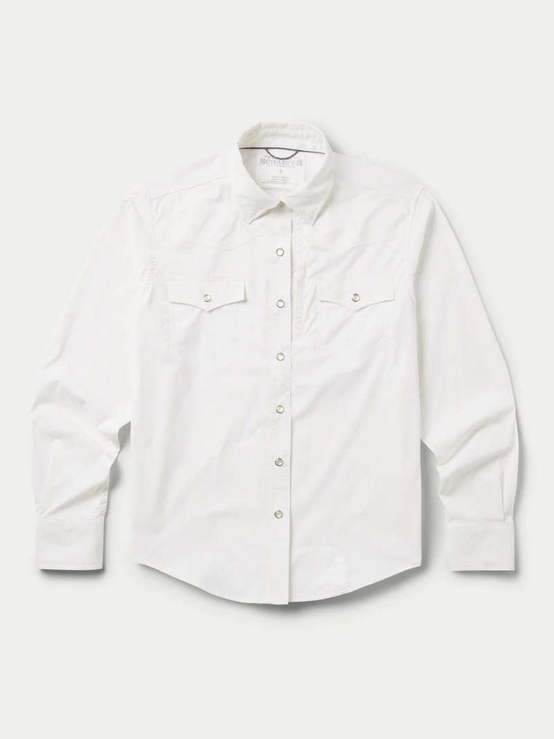 Women's RangeTek Western Snap Shirt-White