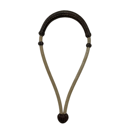 24 Plait 3/8" Bosalita w/Colored Nose & Heel
