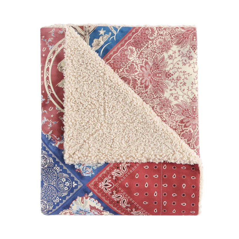 Patchwork Bandana Throw
