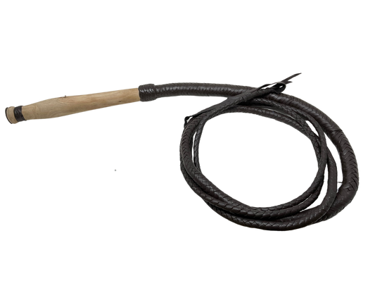 10' Braided Leather Stock Whip
