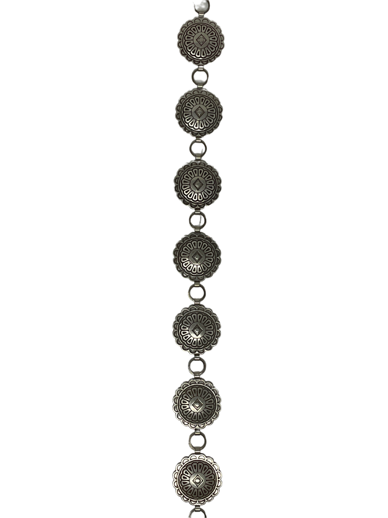 Nickel Concho Belt