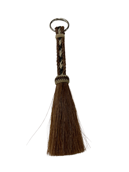 Flat Braided Horsehair Keychain
