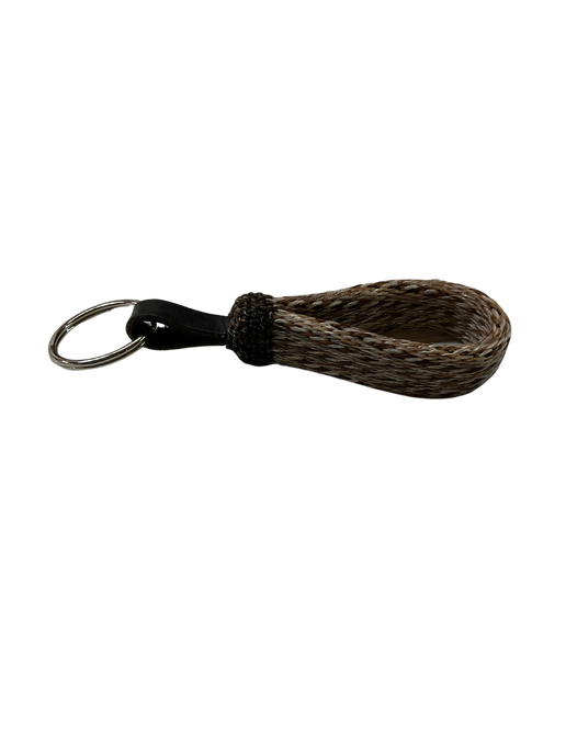 Hitched Horsehair Looped Keychain