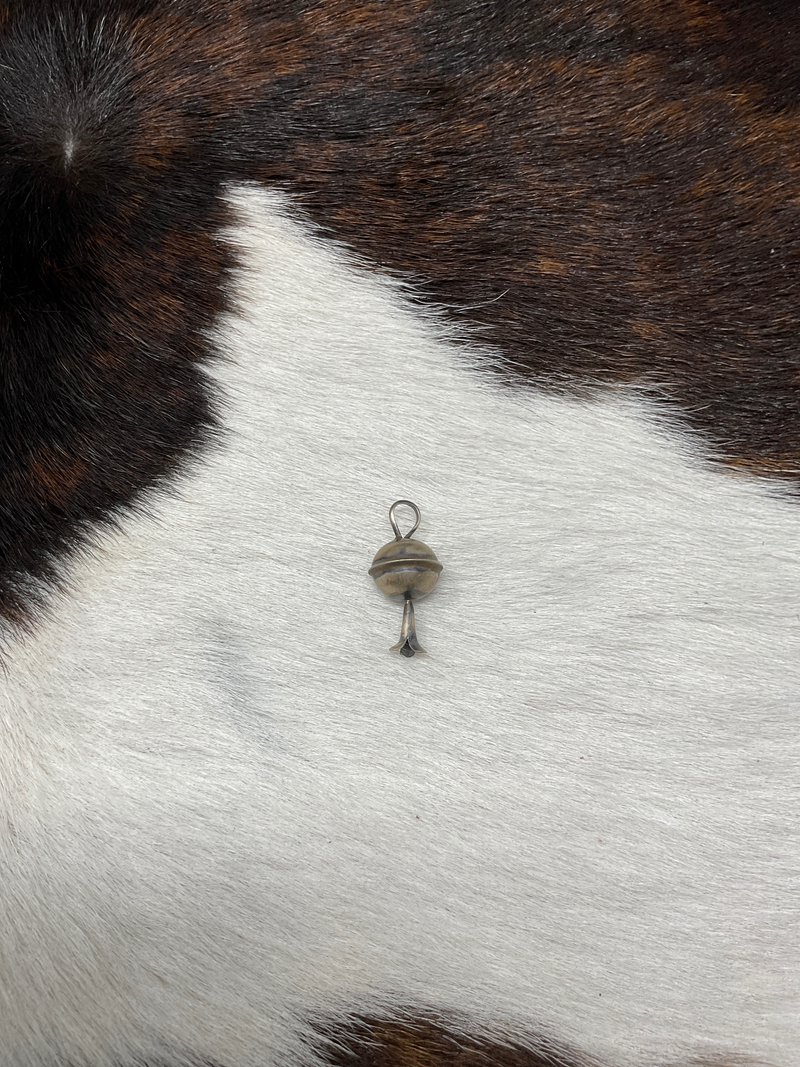 Sterling Silver Squash Bell Pendant