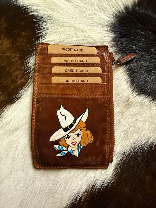 Hand Painted Card Wallets