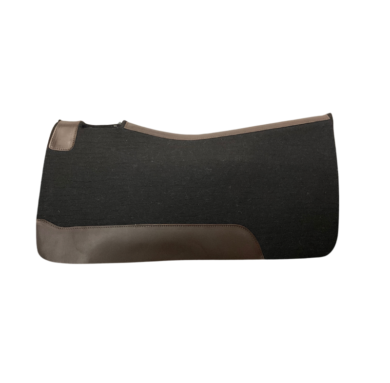 Wool Felt Pad- Plain Wear Leather