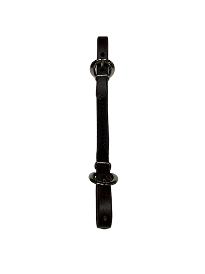 Leather Double Buckle Curb