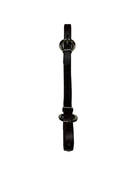 Leather Double Buckle Curb