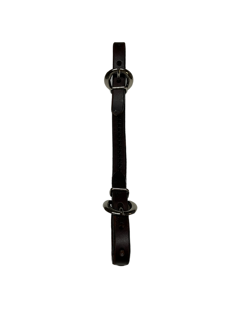 Leather Double Buckle Curb