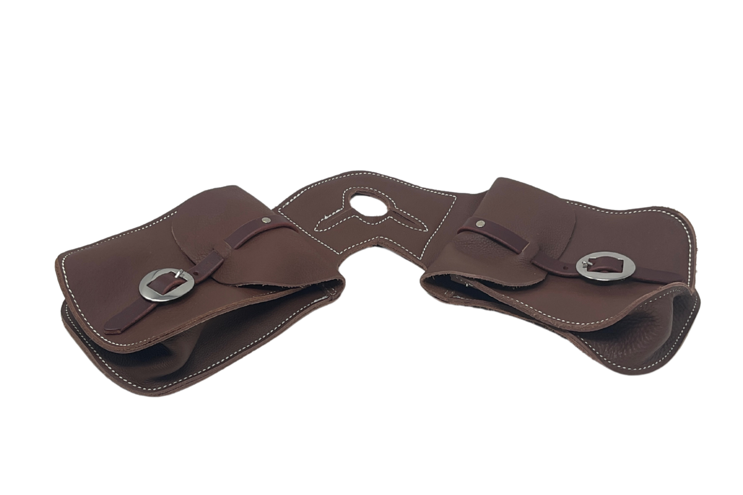 Chap Leather Horn Bag