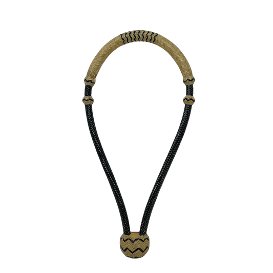 16 Plait 3/8" Bosalita Roohide w/Accented Rawhide