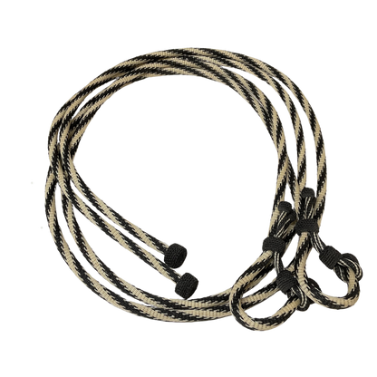 Hitched Horsehair Headstall w/Split Reins & Quirt
