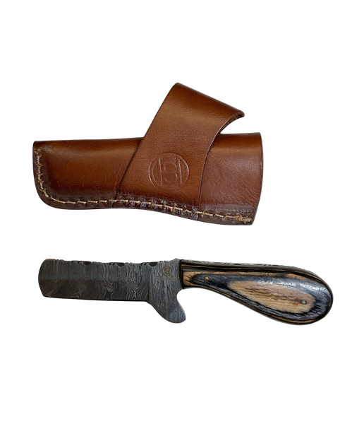 Castration Knife w/Damascus Blade