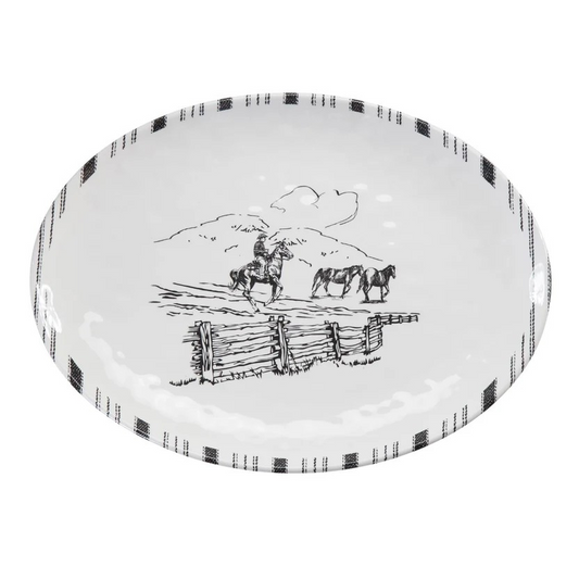 Ranch Life Serving Platter