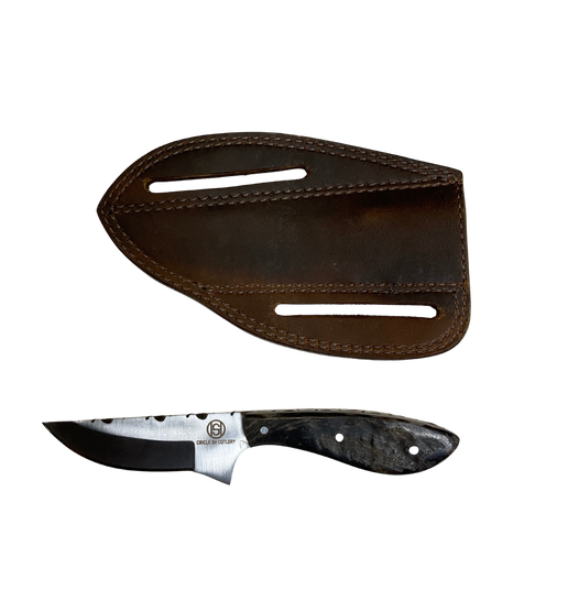 Fixed Blade Ram Horn Handle Knife