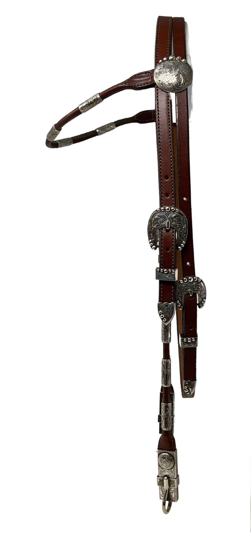 Browband Manzanillo Buckles, Conchos and Ferrules w/bit hangers