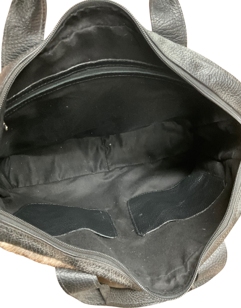 Black/Brown Brindle Laptop Bag