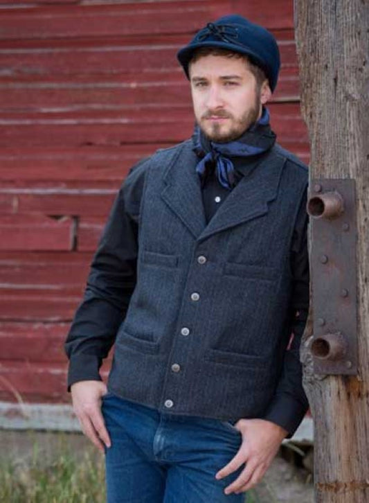 Men's Banker Vest Black