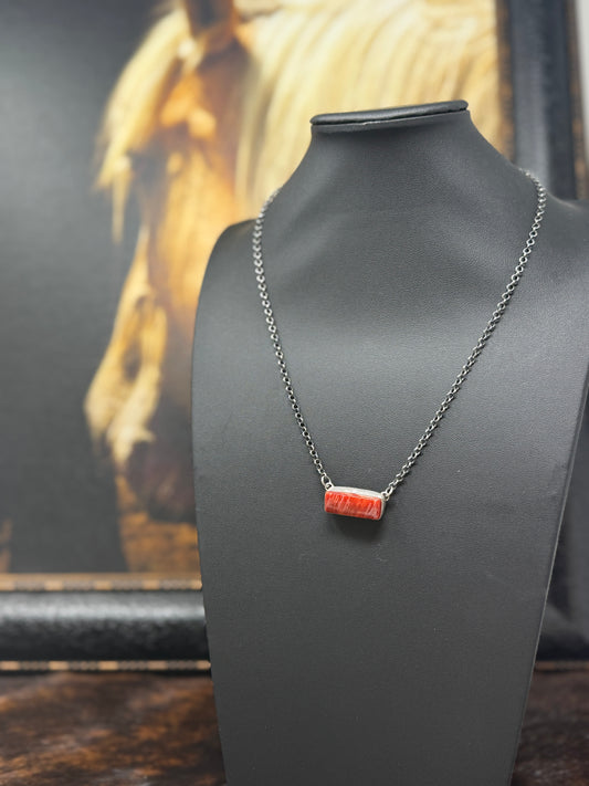 Coral Bar Necklace