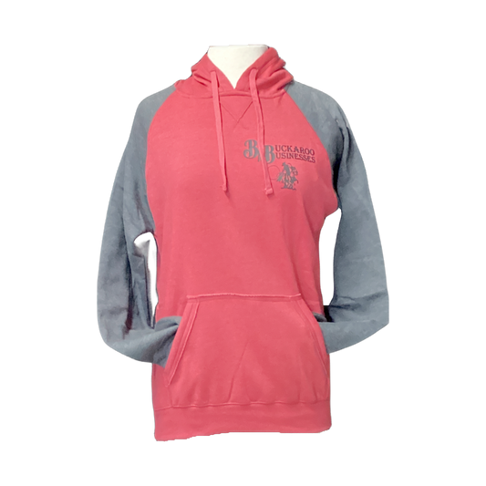 Adult 2 Tone Red/Charcoal Hoodie