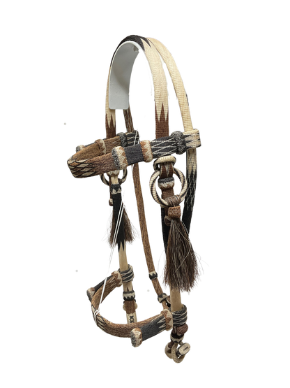Hitched Horsehair Headstall w/Nose Band 1