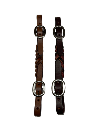 Braided Leather Curb