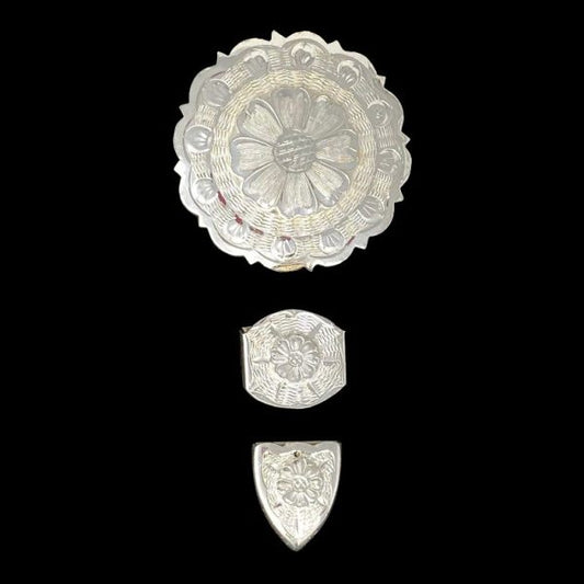 Tahoe Concho Buckle Set