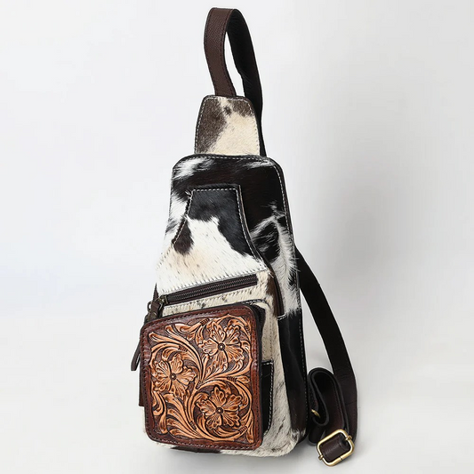 Cowhide Hair On Sling Purse