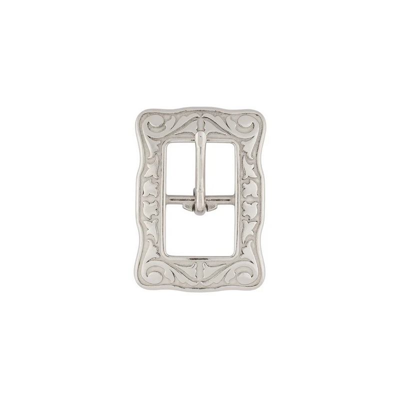 JWP Floral Center Bar Buckle