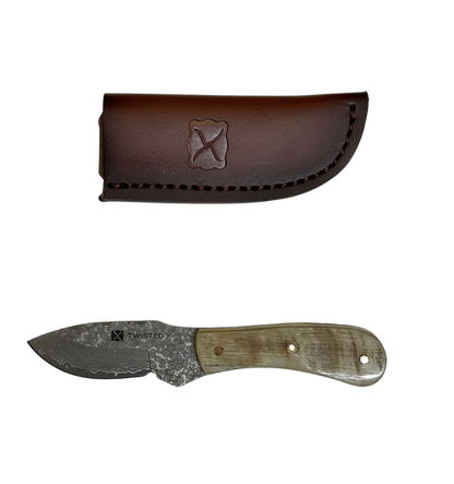 Fixed Blade Ram Horn Handle Knife