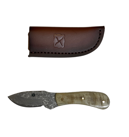 Fixed Blade Ram Horn Handle Knife