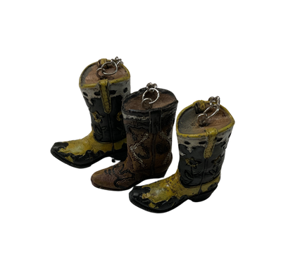 Resin Boot Keychain