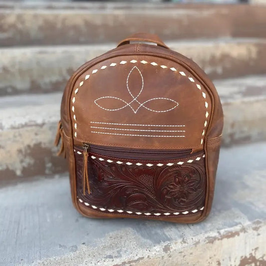 Boot Stitch Backpack-Small