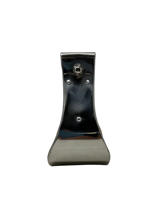 Wood Bell Stirrup w/Stainless Steel